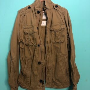 Men’s Abercrombie & Fitch tan jacket